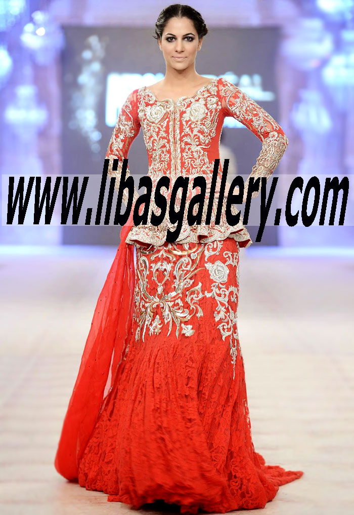 Beautiful Silhouettes and Styles Train Luxurious Bridal Dress