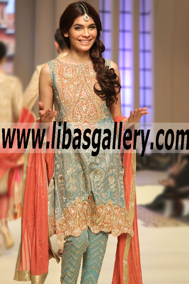 Shop Bridesmaid Dresses by FARAZ MANAN | Affordable Bridesmaid Dresses | TBCW 2014-2015 Dresses On Sale Now | Shop at www.libasgallery.com Leicester London UK