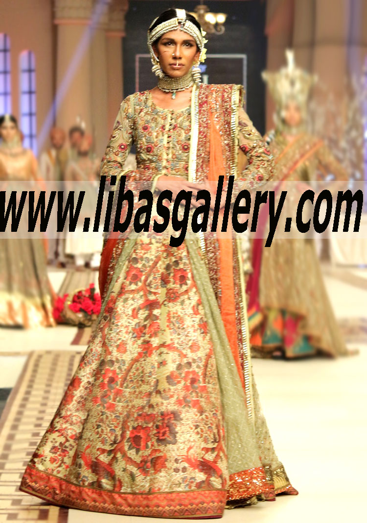 Spring Summer 2015 Wedding Dress Trends By Fahad Hussayn AT Telenor Bridal Couture Week Oslo Norway