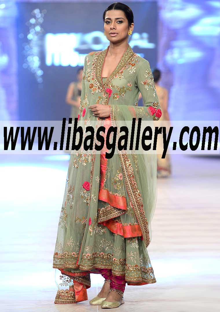 Admirable angrakha pishwas for your special occasion dress to make a statement in a subtle and stylish fashion