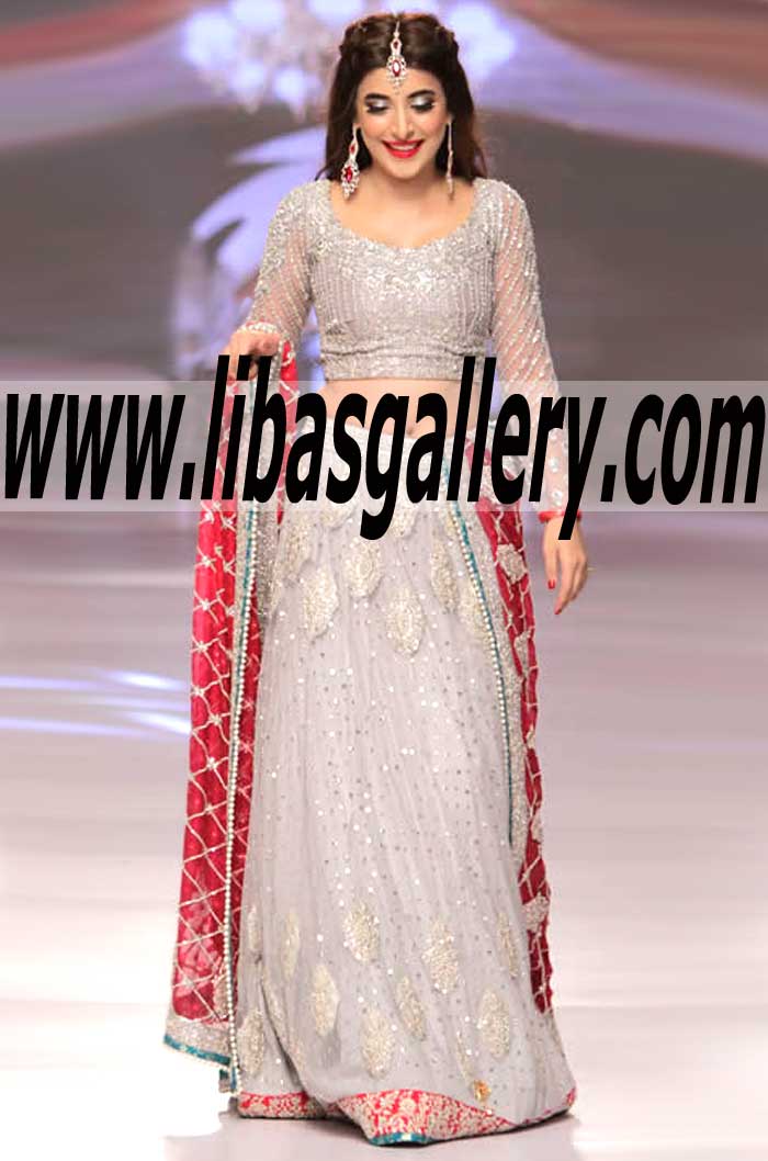 Latest Fashion Bridal Dresses 2015 By Zainab Chottani New-style Wedding Lehenga Gowns at Telenor Bridal Couture Week 2015 Vestal New York NY US