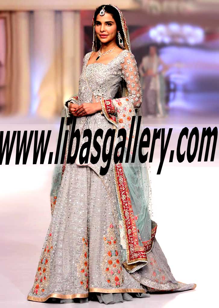 Designer Zainab Chottani Bridal WEAR Wedding Formal Party Sarees Collection Bridal Couture Week PFDC LOREAL Sunsilk Fashion Week Karachi LAHORE 2015 2016