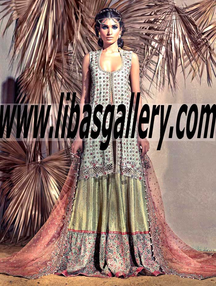 New Arrivals Bridal Dresses, Shalwar Kameez, Party Dresses, Anarkali Suits, Wedding Gharara, Bridal Sharara and Special Occasion Dresses by Umsha by Uzma Babar