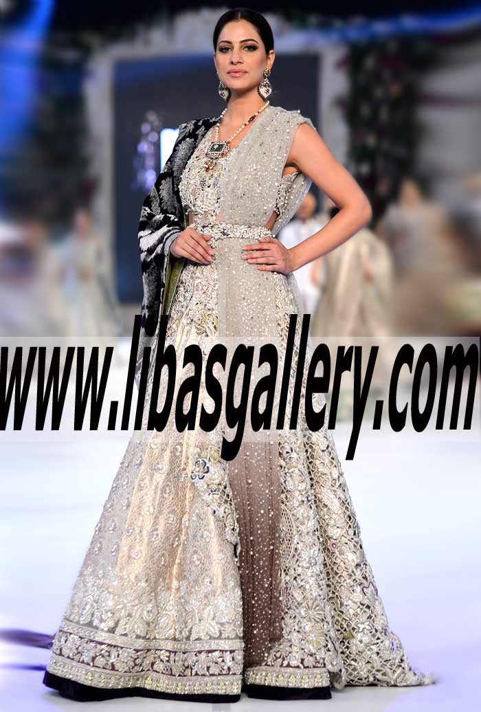Amazing Bridal Lehenga Dress for Reception and Walima Events