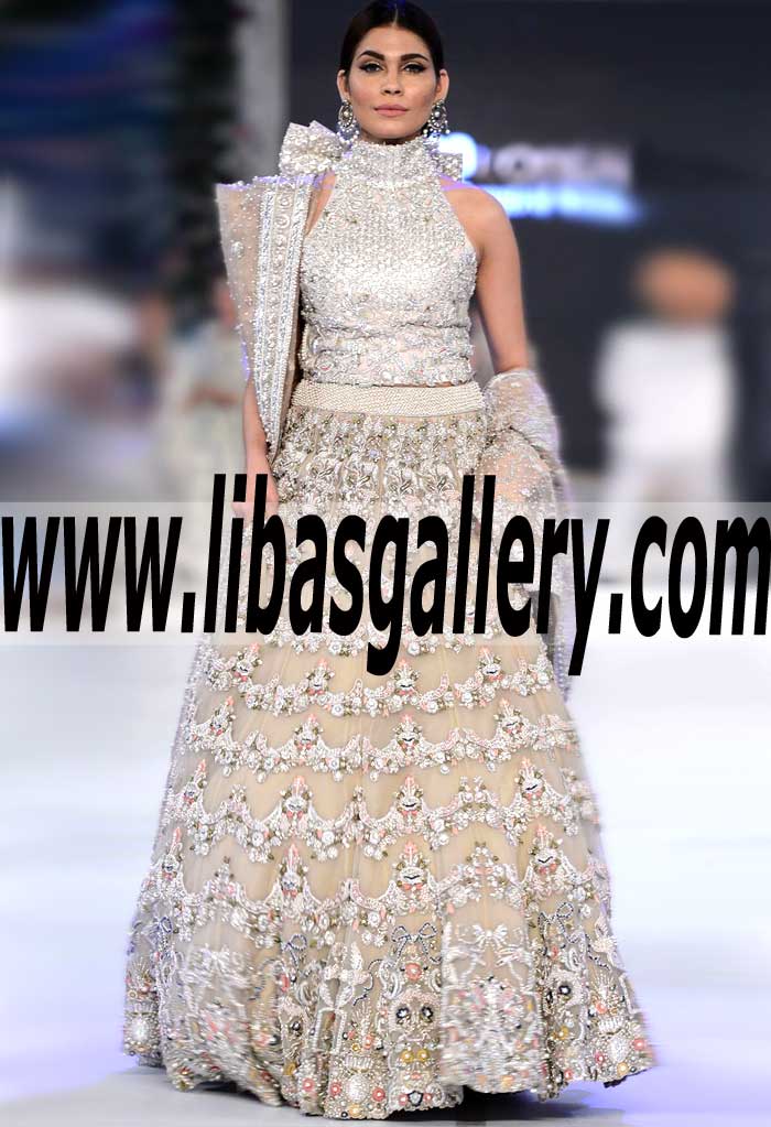 Luxury Bridal Wedding Dress for High Fashion Bride