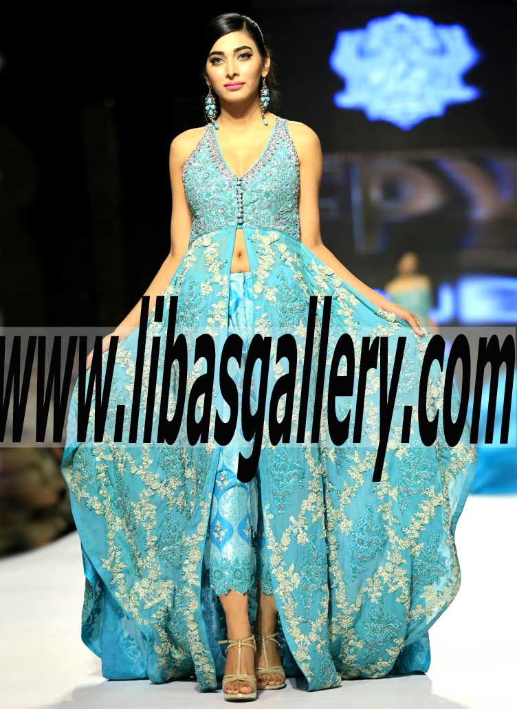 Beautiful Pakistani Evening Occasions Anarkali Suits For South Asian Wedding