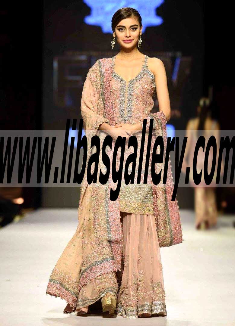 Umar Sayeed FPW 2015 2016 Special Occasions Pakistani Wedding Dresses Artesia California CA USA Bridal Formal Dresses | libasgallery.com