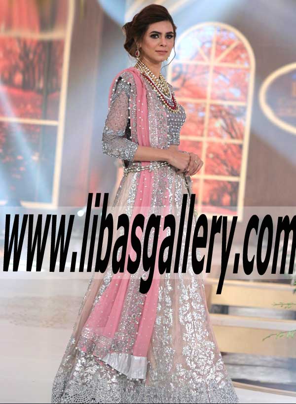 Creative Embellished Bridal Wear Lehenga Dress for Wedding and Special Occasions