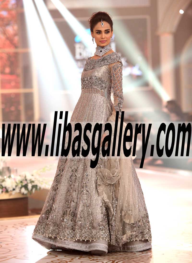 Latest Sobia Nazir Luxury Wedding Dresses Telenor Bridal Couture Week Collection, Expensive Wedding Gowns Online in Laguna Hills California CA USA