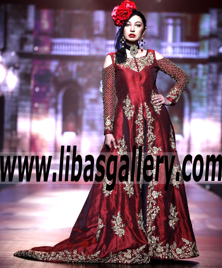 Yasmin Zaman Bridal Anarkali Dresses | anarkali gown | Wedding Dresses Shop Online UK USA Canada