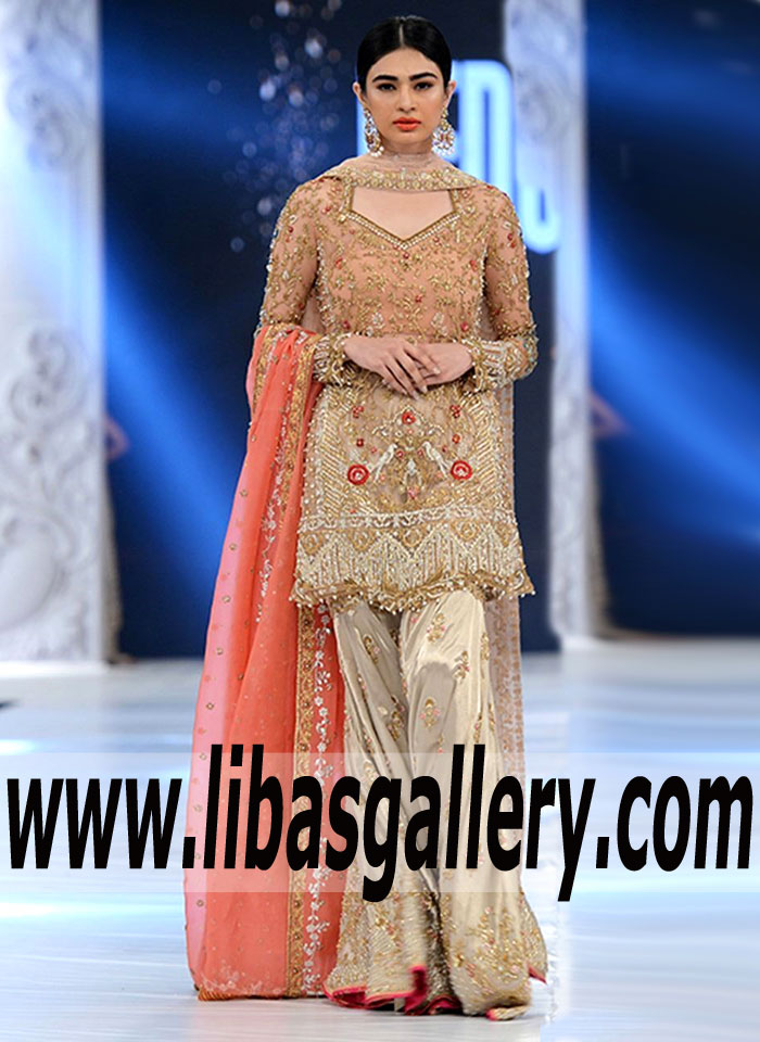 Sania Maskatiya Spring Special Occasion Dresses for Engagement Brides - Pakistani Indian Dresses for Nikkah Ceremony San Francisco California USA