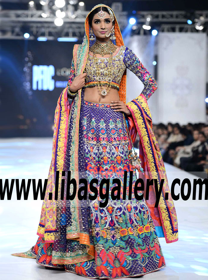 Nomi Ansari Favorite traditional and Modern Designer Wedding Dresses from the PFDC Runways | shop in Hicksville New York NY US