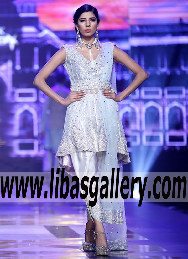 Spectacular PEPLUM TOP WITH DHOTI SHALWAR Wedding Guest Dress for next Formal Event
