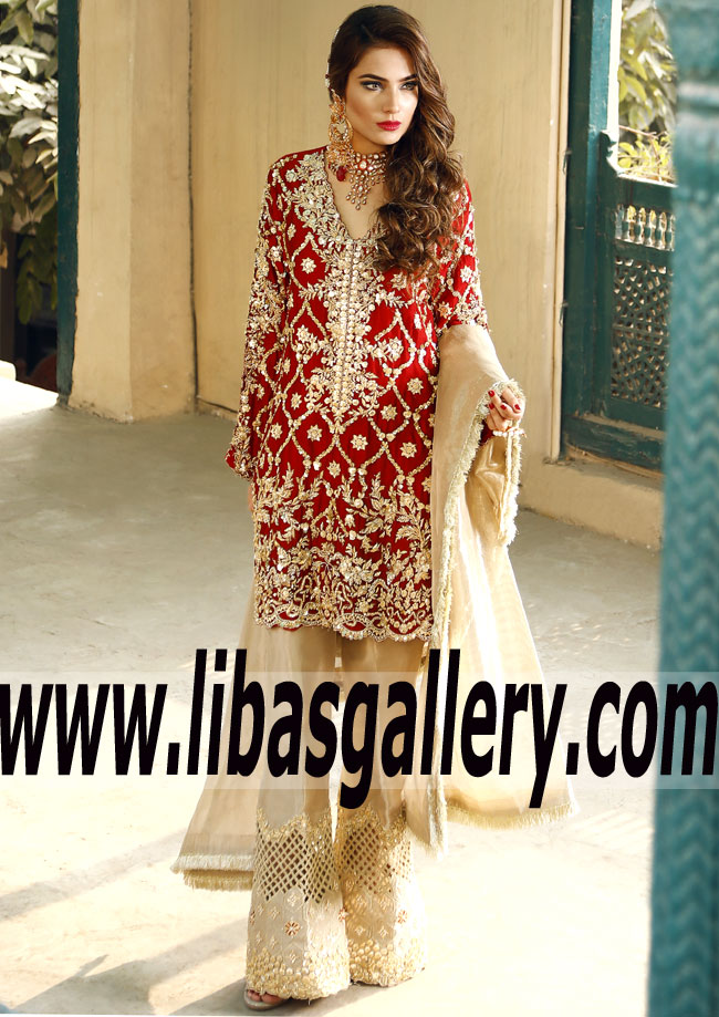 Stunning Red Color Dress for Special and Formal Events Red Color Dresses Northridge California CA US Rema & Shehrbano Dresses