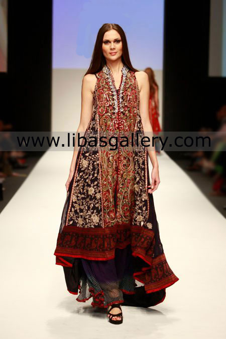 Black Chrysalis Anarkali