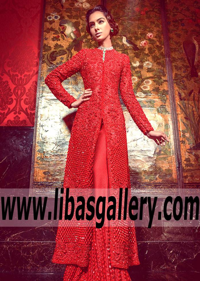 Spectacular Carnelian Viceroy Wedding Gown