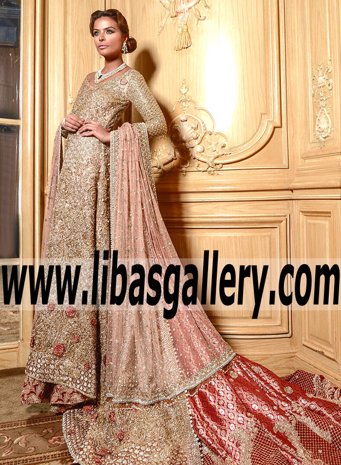 Whimsical Tea Rose Gladiolus Viceroy Gown