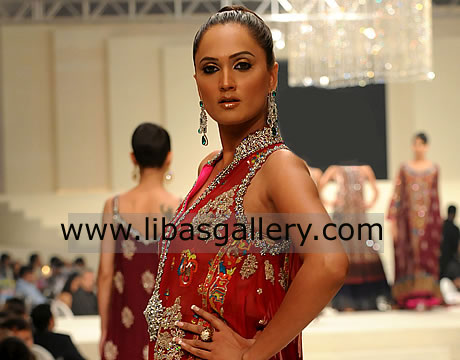 Maroon Oxley Anarkali