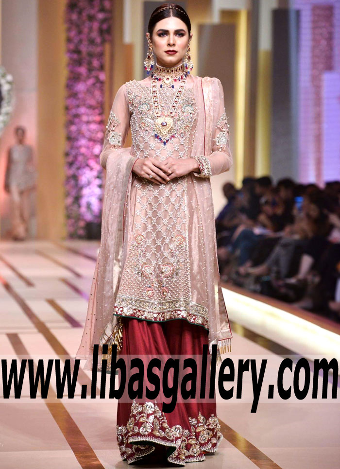 Asifa & Nabeel Special Occasions Sharara Dresses 2017 Buy in London, Manchester, Birmingham, UK