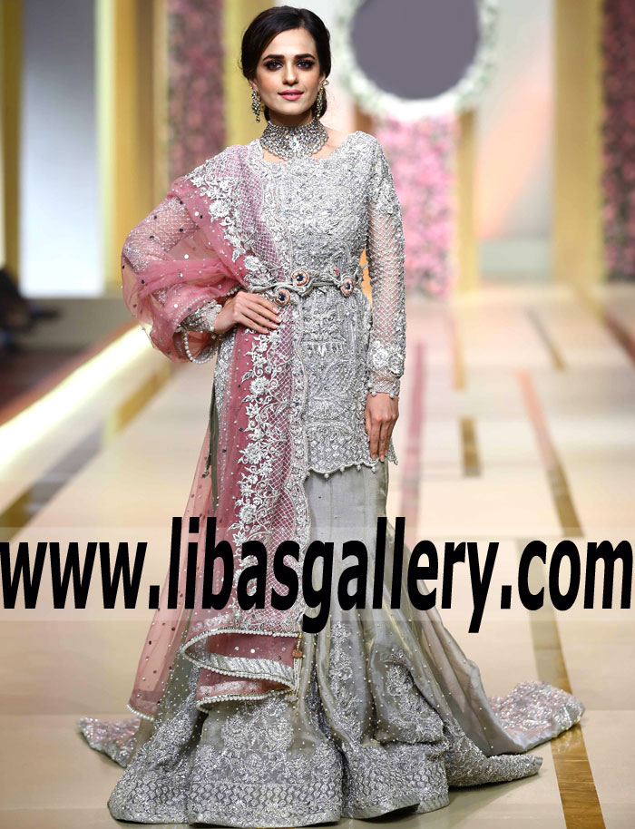 Nickie Nina QHBCW 2017 Bridal Lehenga Dress Nickie Nina Fishtail Lehenga Dresses Woodside New York NY USA