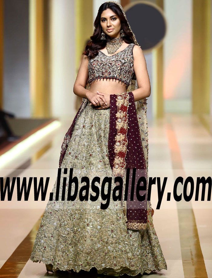Umsha By Uzma Babar | Updated Outstanding Bridal Wear 7 days a week - Roslyn New York NY USA Wedding Lehenga Shop Online