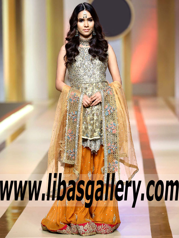 Sparkling Pale Taupe Aquilegia Wedding Peplum