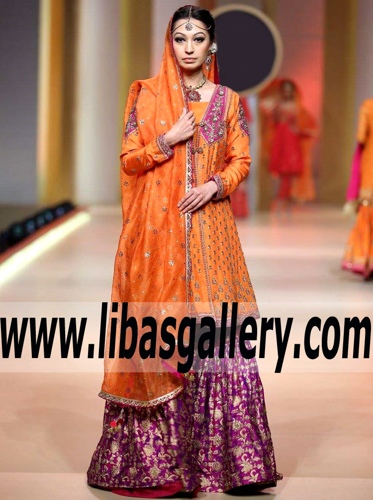 Yasmin Zaman Bridal Dresses Yasmin Zaman Bridesmaid Gharara Dress for Wedding and Special Occasions