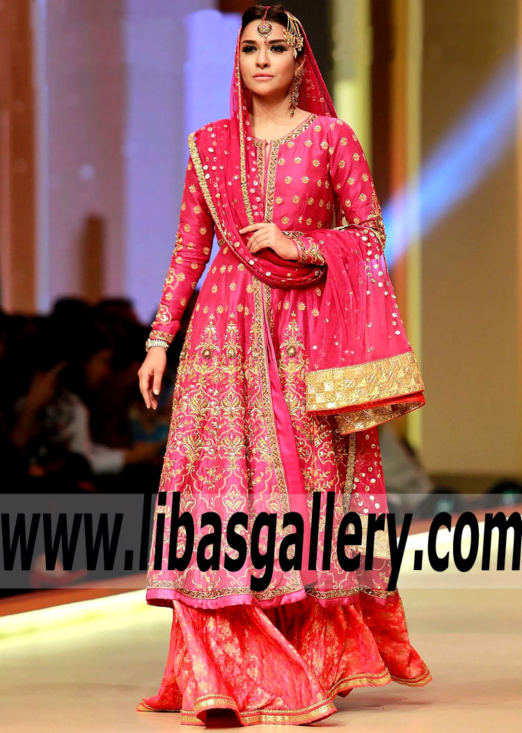 Stunning Ruby Hyacinth Bridal Anarkali