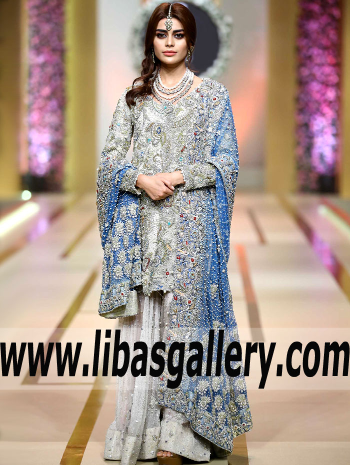 Annus Abrar - Pakistani Fashion Designer Annus Abrar Bridal Wear Pakistani Bridal Dresses Designer Bridal Dress Gharara Sharara Lehenga gowns UK, USA, Canada