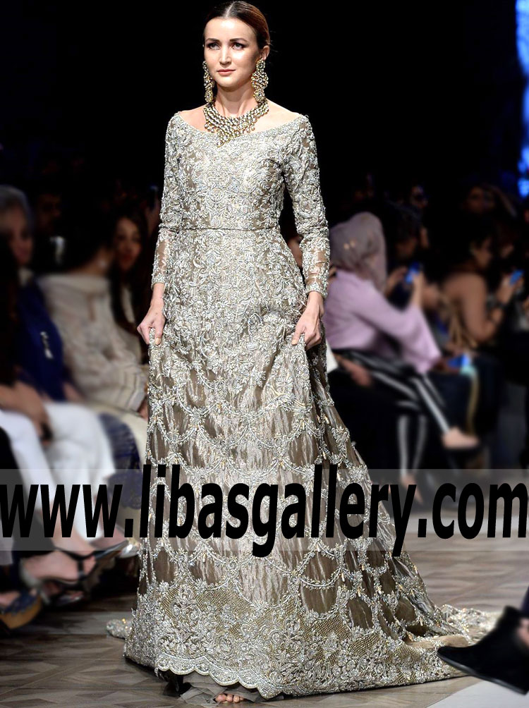This Season`s Hottest Bridal Dresses for Luxury weddings, 2018 Latest Pakistani Luxury gowns Bellerose New York NY US