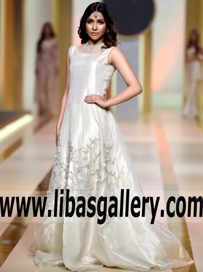 Ravishing evening gowns Aysha and Usman Qamar Isabelline Eryngium Occasion wear Los Angeles California USA