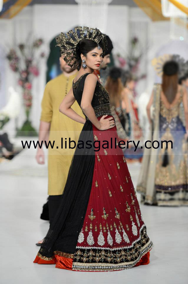 Black Rumburg Anarkali