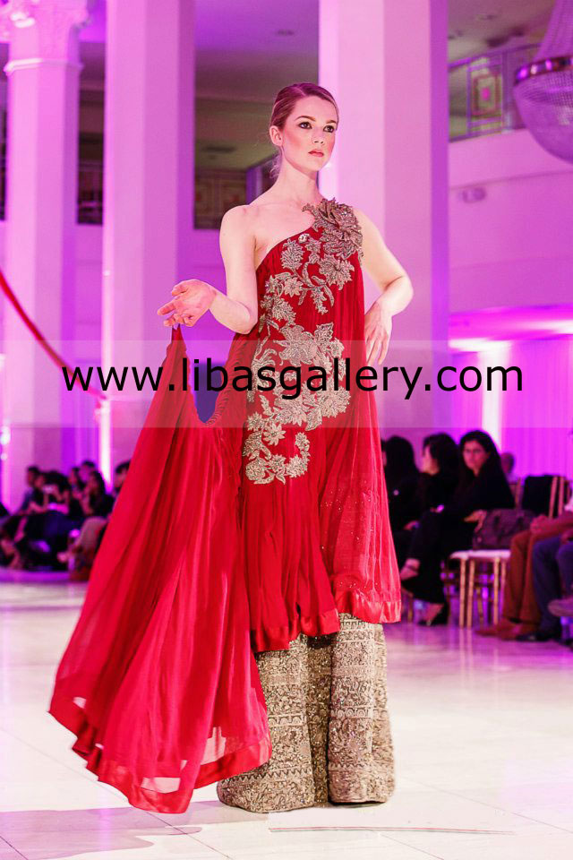 Buy Umar Sayeed Latest  Designer Dresses in Ladypool Rd. Umar Sayeed Party Wear Dresses Latest Collection in West Midlands Online Shops and Boutiques in Birmingham, UK 