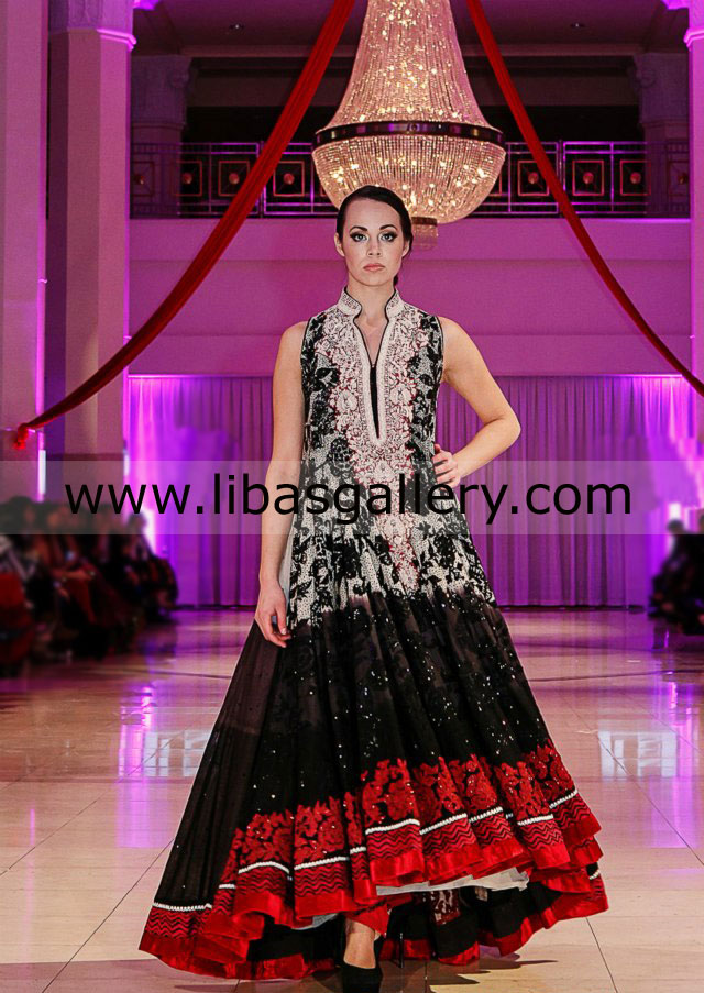 Teena by Hina Butt Bridal Dresses for Reception Wedding Dresses Hicksville, New York Teena by Hina Butt Pantene Bridal Couture Week Karachi 2013 Buy Online