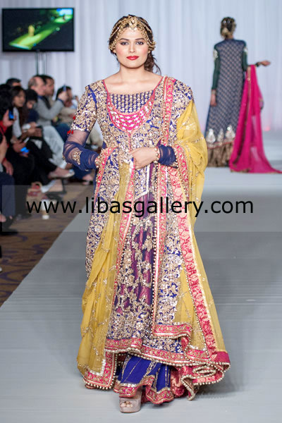 Wedding Bridal Shops Wedding Bridal Sharara Designs 2013-2014 Collection Shops by Pakistani Designers Green Street Soho Road Pakistani Bridal Lehenga Shop UK