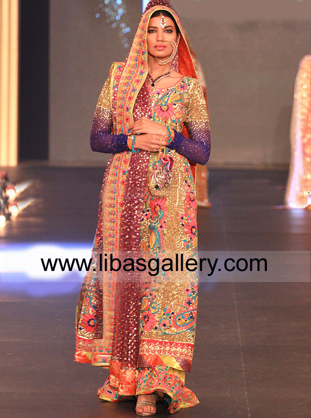 Vibrant Kimball Latest Bridal Dresses 2014