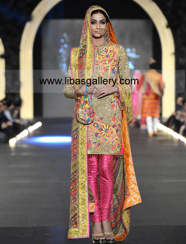 Nomi Ansari Latest PFDC L`Oreal Paris Week 2013 Bridal dresses, Nomi Ansari Latest PFDC L,Oreal Paris Week 2013 Pakistani bridal wears, Nomi Ansari Latest bridal wear Online Manchester London UK