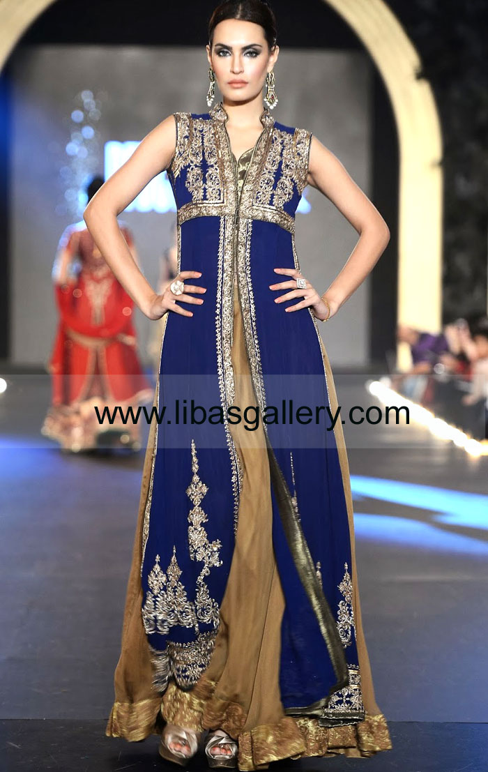 Asifa & Nabeel Present an Amalgamation of Vibrant Embroideries of Kelash and Sindh Bridal Collection at PFDC L`Oreal Paris Lahore Bridal Week USA, Canada, UK and Australia