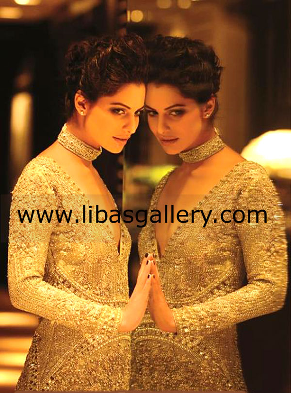 Gold Laurent New Arrival Dress