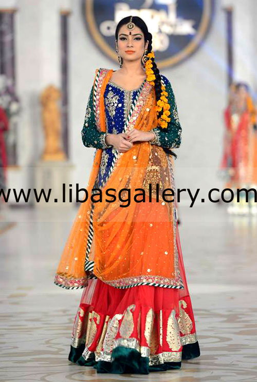 Orange  Pavone New Arrival Dress 