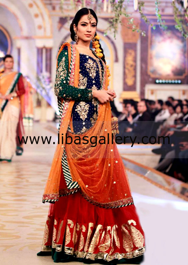 Orange  Pavone New Arrival Dress 