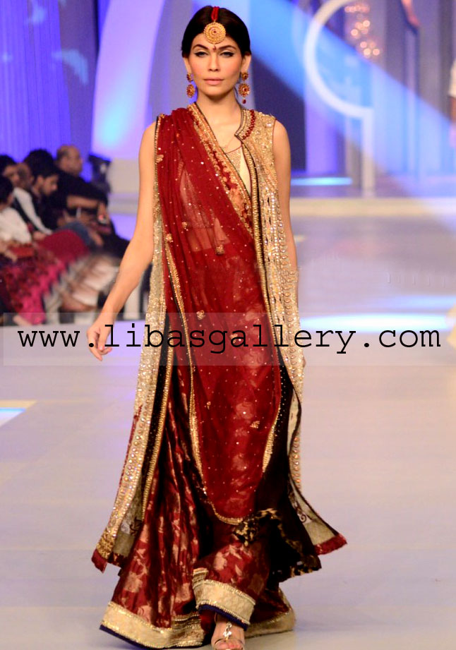 Asifa & Nabeel Bridal Dresses,Pantene Bridal Couture Week 2014 Bridal Long gowns Party Wear Casual wear jumsuits sarees lacha gharara lehnga kameez shalwar short shirts Tops collection