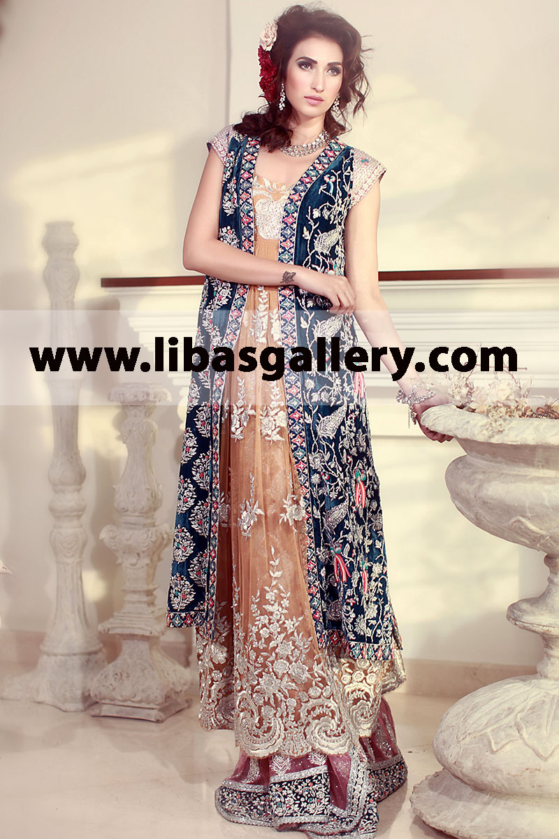 Tena Durrani Dazzling Wedding Outfit for Wedding and Special Occasions Tena Durrani Wedding Collection Lillestrom Norway Wedding Dresses PBCW 2014, 2015 Tena Durrani Bridal Wear