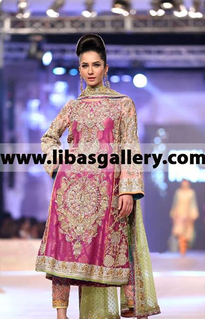 New Arrivals Designer Evening Wear Pakistani Salwar Kameez 2014