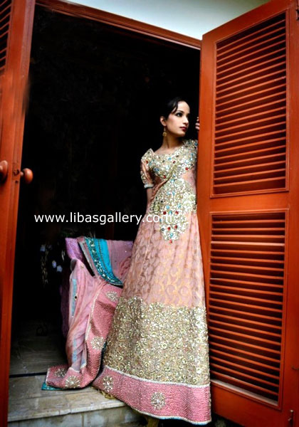 Pink Bridal Anarkali