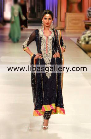 Black Daytona Anarkali
