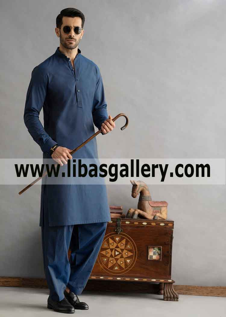 Smart and Regular fit comfortable gents kurta shalwar suit