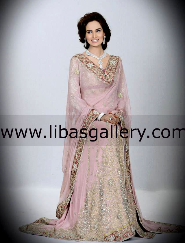 Diamond Pink Missoni Bridal Dress