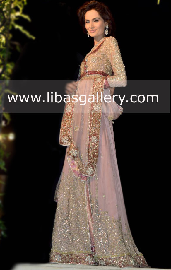 Diamond Pink Missoni Bridal Dress