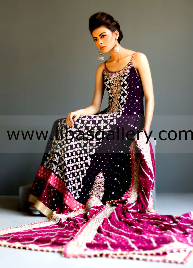 Dark Purple Lacie Bridal Wear
